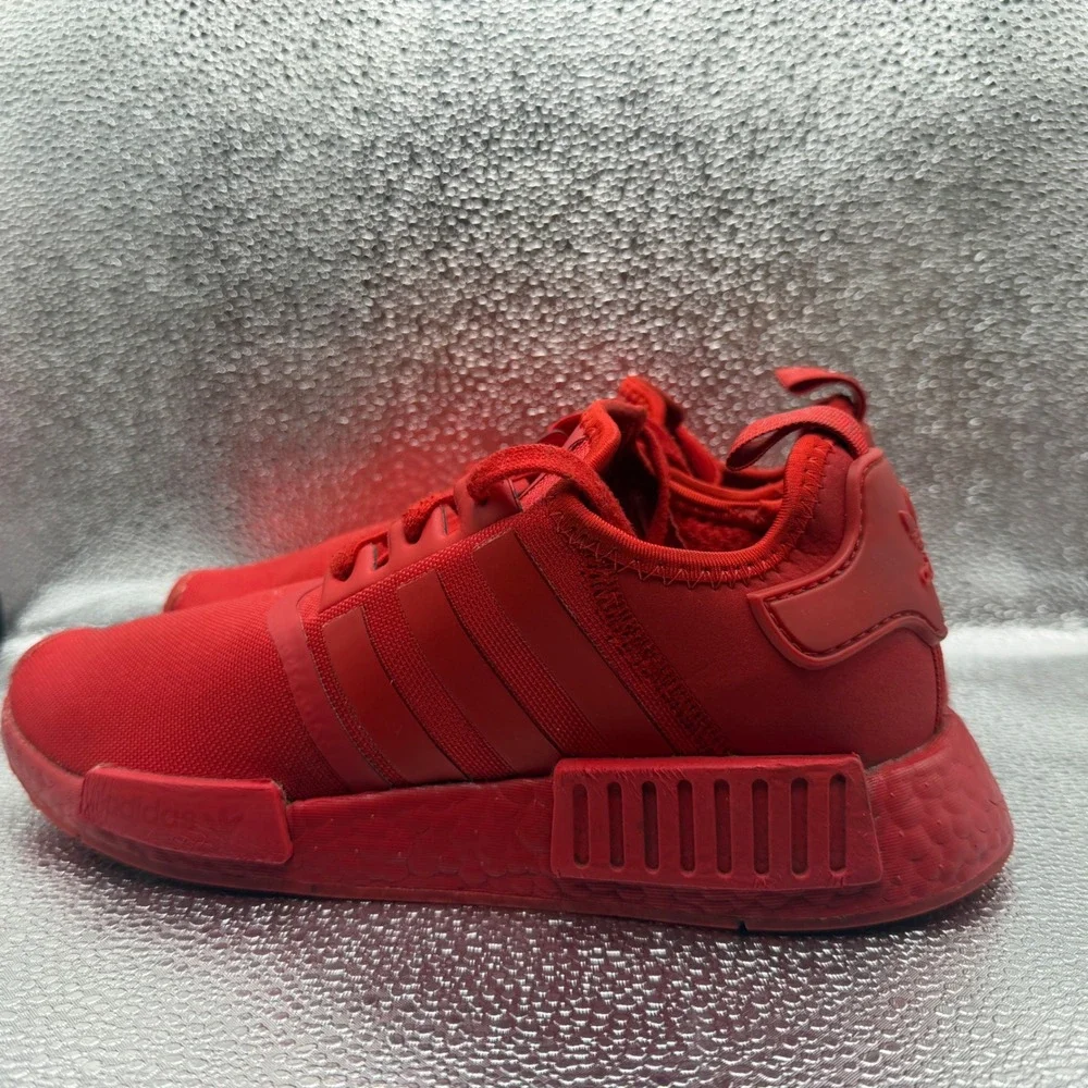 Size 8 Adidas NMD R1 Sneakers Mens Red Good Triple Red FV9017 Boost Runner